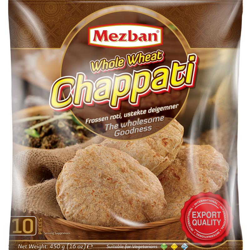 Mezban Whole Wheat Chapatti (10 Pcs)